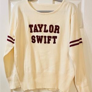 Taylor Swift Red Era Crewneck Sweater OFFICIAL MERCH